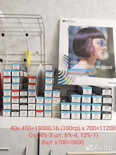 Краска для волос индола