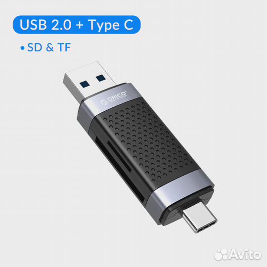 Orico SD картридер USB 2.0, USB 3.0, m2 nvme