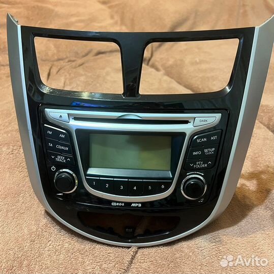 Штатная магнитола solaris хьюндай