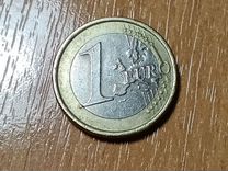 Монета 1 евро италия 2010