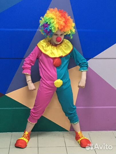 Карнавальные костюмы клоуна и клоунессы прокат