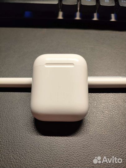 Airpods 2 с зарядным футляром