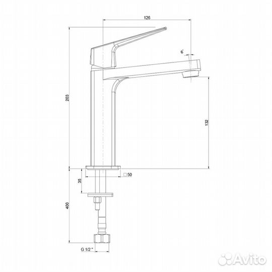 Paini rtyo205 Смеситель для раковины