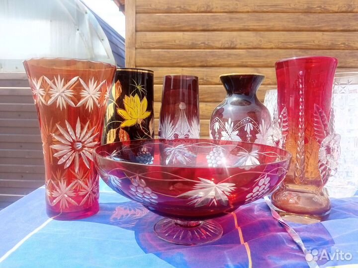 Марганцевое и рубиновое стекло