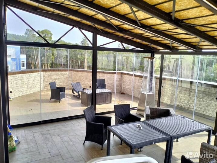 Панорамное остекление загородных домов, квартир