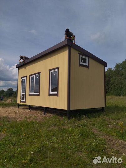 Дом 3х7м с лофтом (дополнительное спальное место)