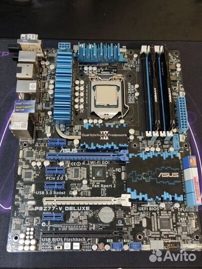Комплект asus p8z77 v deluxe i7 3770k