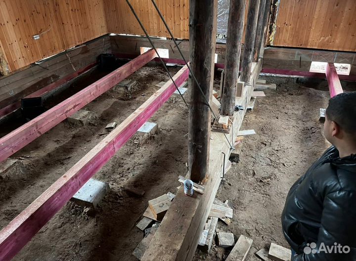 Ремонт полов замена пола