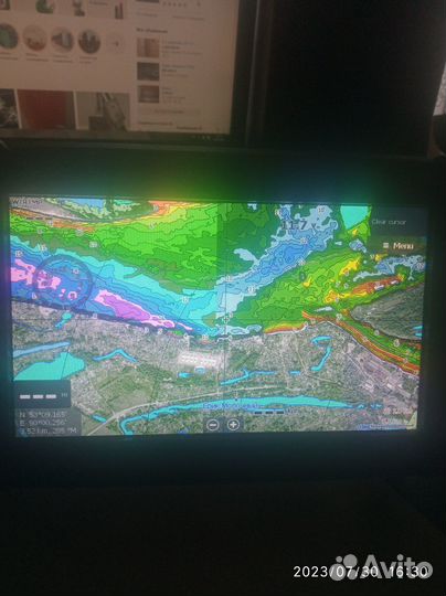 Эхолот lowrance elite 9 ti2 с датчиком + карты