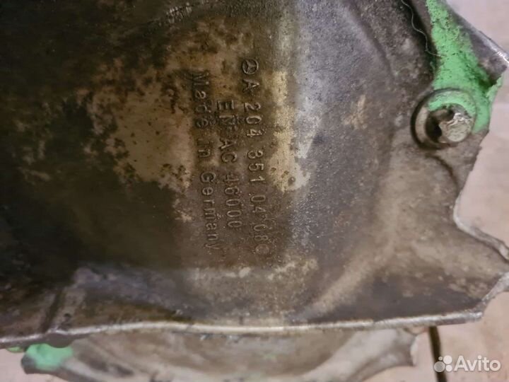 Задний редуктор w212