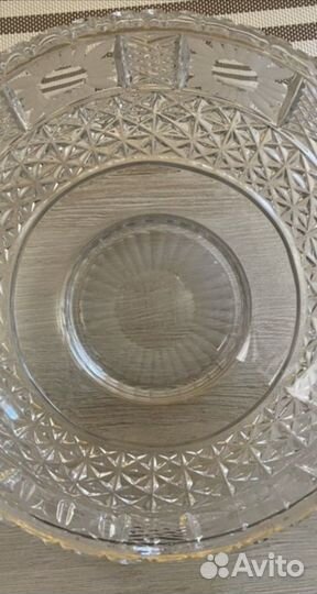 Салатник хрустальный
