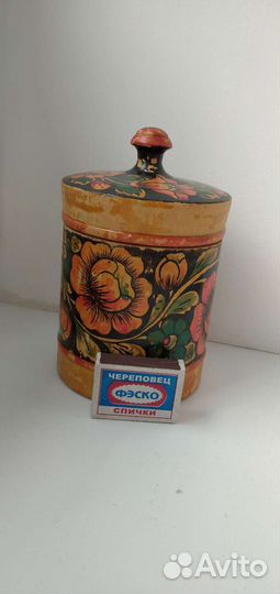 Банка деревянная СССР