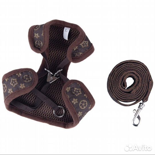 Шлейка с поводком для маленьких собак