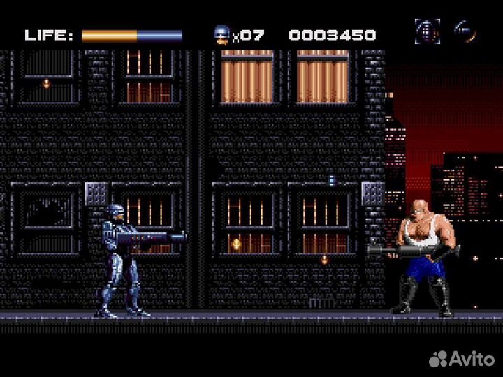 Картридж Sega robocop VS terminator