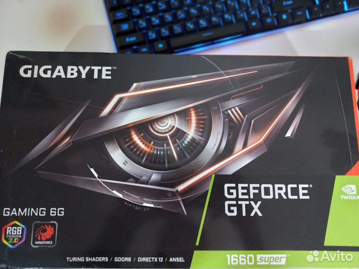 Видеокарта GTX 1660 Super gigabyte 6GB
