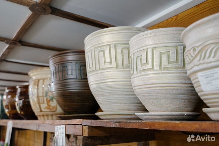 Керамические горшки.керамические кашпо для цветов