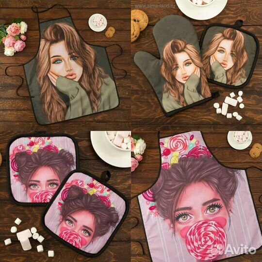 Фартук для кухни и прихватки