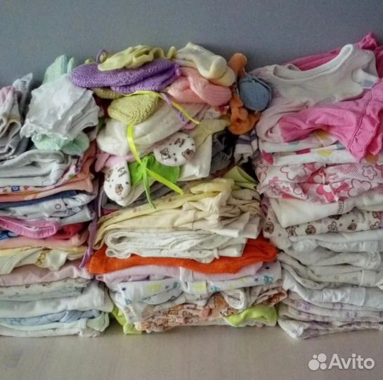 Вещи пакетом на девочку 80см