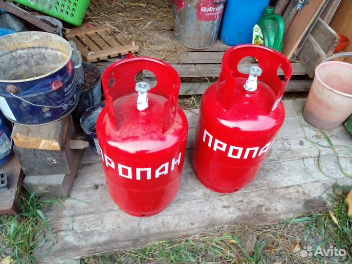 Баллон Новый Газовый 27 л Кран Полный