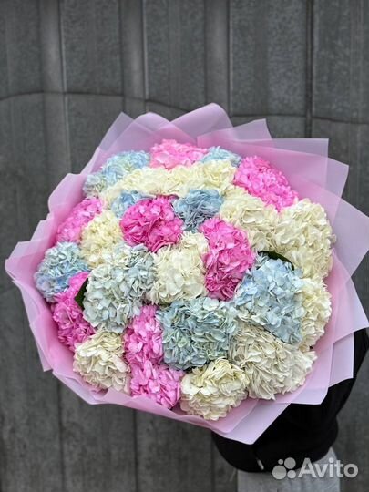 Гортензии тюльпаны на 8 марта