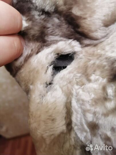 Шуба мутоновая с капюшоном 48 50