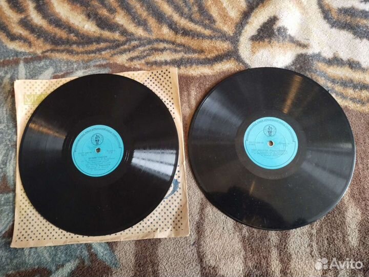 Виниловые грампластинки СССР (50-60 гг.)