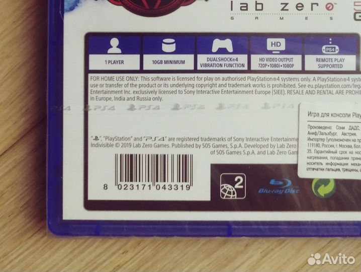 Indivisible PS4 (новый, русские субтитры)