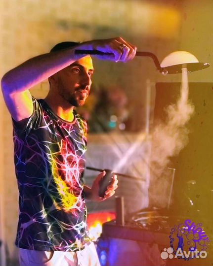 Шоу гигантских мыльных пузырей