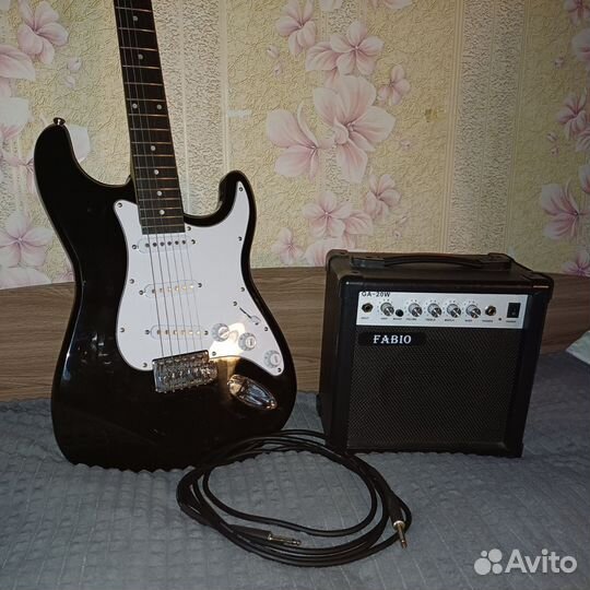 Электро гитара с комбиком