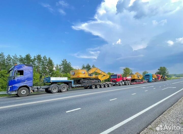 Перевозка негабарита, услуги трала