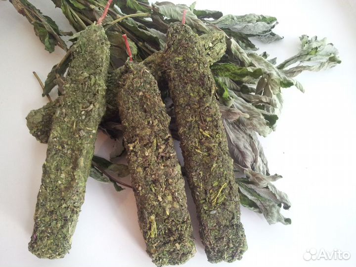 Свечи восковые с травами