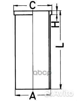 Гильза d81 VW LT/T4 2.5TDi ACV/AGX/AHY/AJT/ANJ