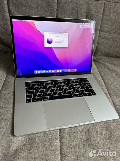 Apple MacBook Pro 15-inch 16/512Gb TouchBar Silver
