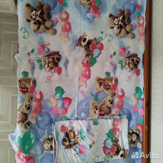 Комплект постельного белья в детскую кроватку