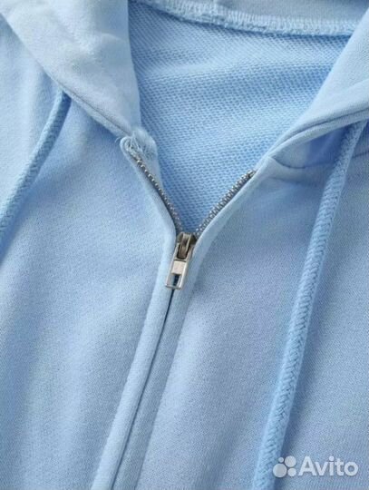 Спортивный комплект фитнес леггинсы худи спорт