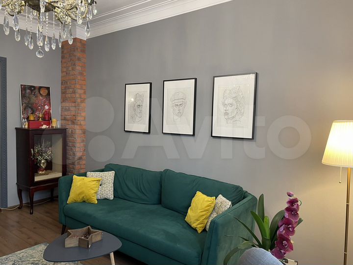 3-к. квартира, 72 м², 3/4 эт.