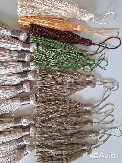 Кисточки из шелковых нитей