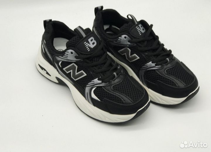 NB 530: Женские кроссовки, черные, 36-41