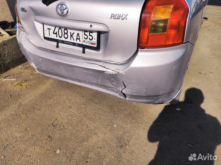 Крышка дверь багажника Toyota Corolla runx allex