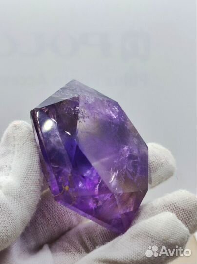 Аметрин ограненный камень сувенир