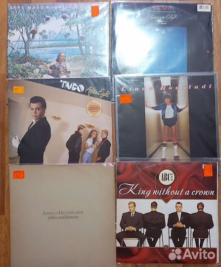 Виниловые пластинки фирменные иностранные