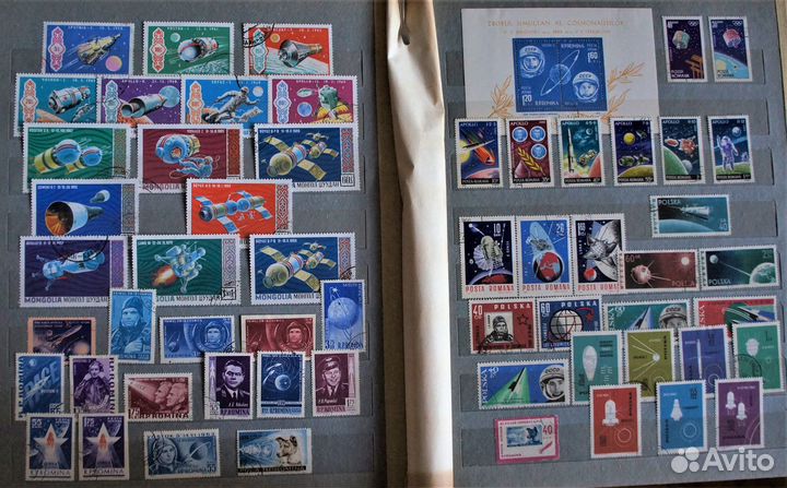 Космос Первые марки