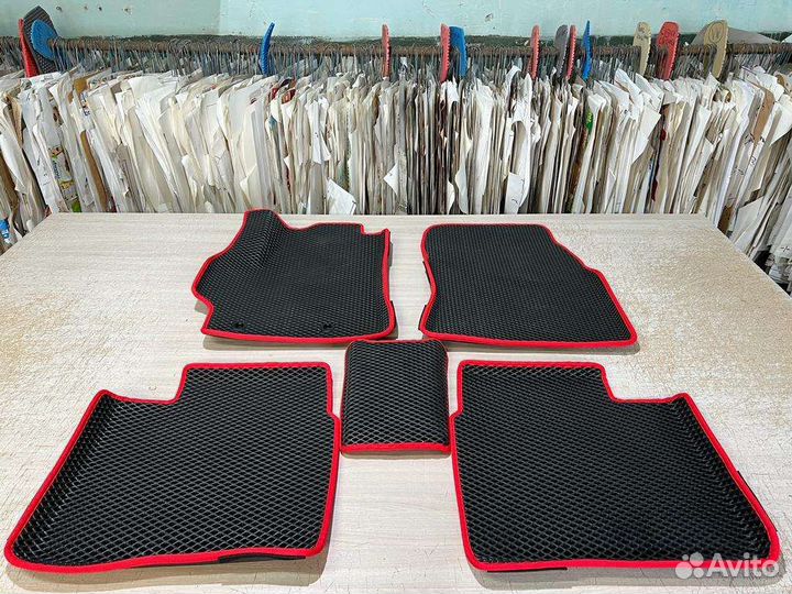 3d коврики eva с бортами corolla 160 и тд