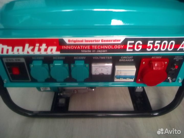 Генератор бензиновый 5.5 квт makita новый