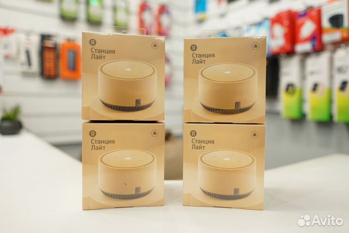 Яндекс Станция Лайт с Алисой, Капучино