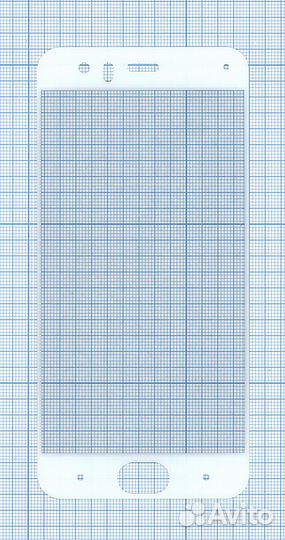 Защитное стекло для Xiaomi Mi6белое