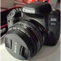 Фотоаппарат canon eos 77d 1.4