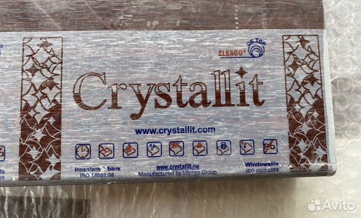 Подоконник Crystallit Германия коричневый