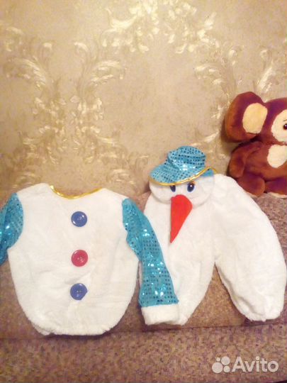 Карнавальный костюм снеговик