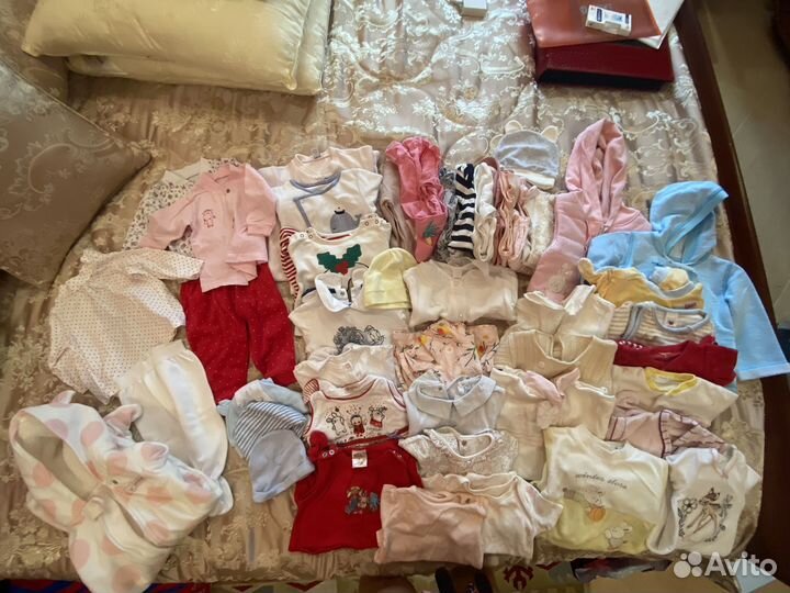 Большой пакет вещей для девочки 0-18 месяцев